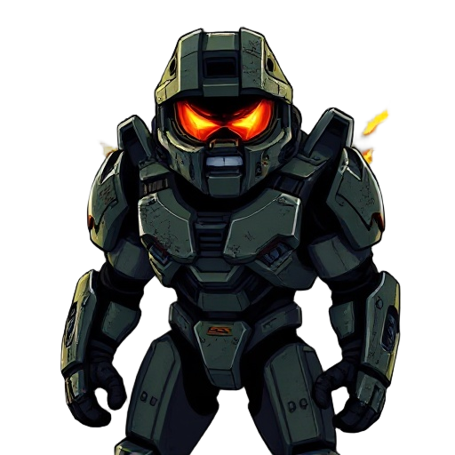 ultra detailed cinematic moment, master chief from halo mid-battle, screaming in rage, faceplate cracked slightly revealing glowing angry eyes, his armor is scratched and battle-damaged, fire and debr