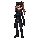 a female "metal gear solid" like protagonist wearing stealth gear and night vision goggles on their forehead. she should be attractive and tall. 