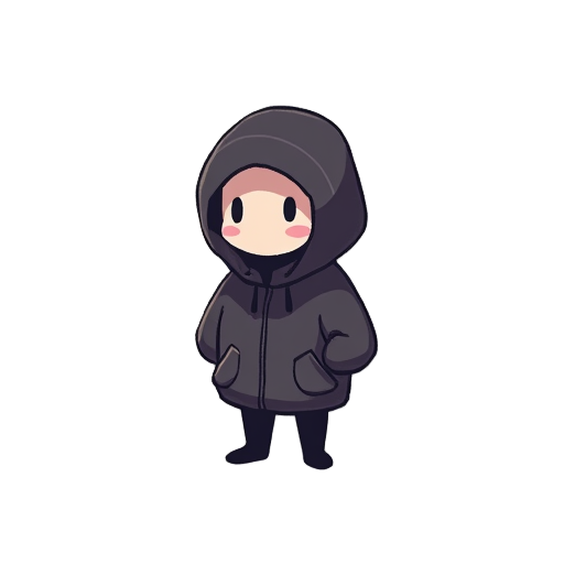 generate a simple base sprite for my app, inspired by simple but iconic styles from undertale, katana zero etc. the sprite should have a neutral face and pose