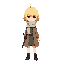 1 girl, airplane, blonde hair, blue eyes, coat, dress, katana, military, scarf, sheath, short hair, solo, sword, weapon,