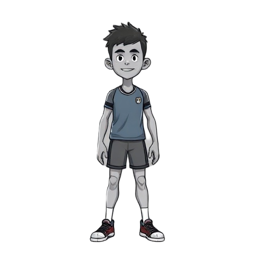 volley player with moreno skin tone