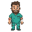 quiero un paciente de hospital que se acaba de despertar y no recuerda nada, con barba 30 años y tienes algunas heridas