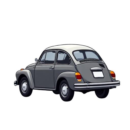 volkswagen fusca 1981, branco, carroceria original, todas as peças originais de fábrica, rodas originais,estilo retro 16-bit, sprite vista lateral