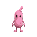 character like enter the gungeon archvale,pink , slimy