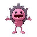 character like enter the gungeon archvale,pink , slimy