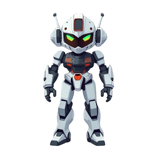 cute mecha robot 