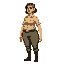 lady with slightly link skin kind slightly fat face non sexual gold earring explorer