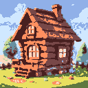 wooden house