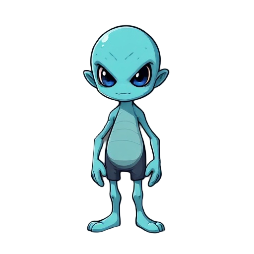 un slime bleu 