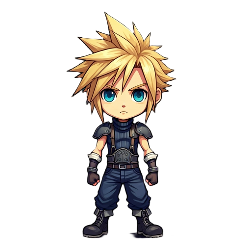 cloud strife battle ready