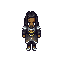 me a black man with dreads that looks like hes from a souls game