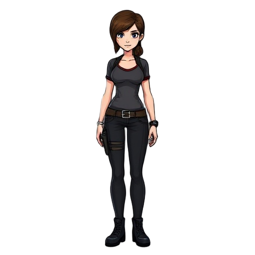 a woman like jill valentine from resident evil 1
