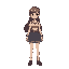 female character for a game boy-style rpg game.