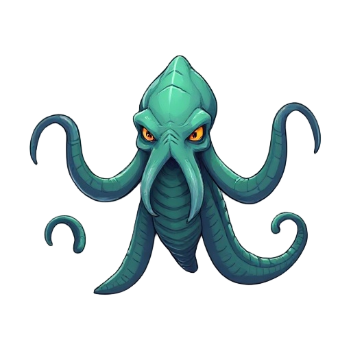 mighty kraken,sea monster