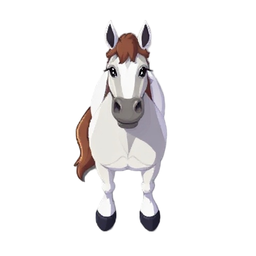 pixel horse man