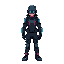 create a cyber punk protagonist