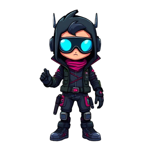create a cyber punk protagonist