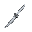 a plain knife slanted
