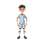 soccer player idle