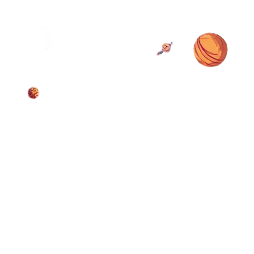 crie o sprite de um cenário de fundo tematizado de espaço sideral, onde ao fundo há estrelas, planetas, cometas e galáxias.