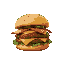 hamburguesa de carne picada directamente en la plancha y la mezclamos con trozos de bacon, cebolla crunchy y queso americano.