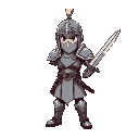 a light armored warrior with a short sword