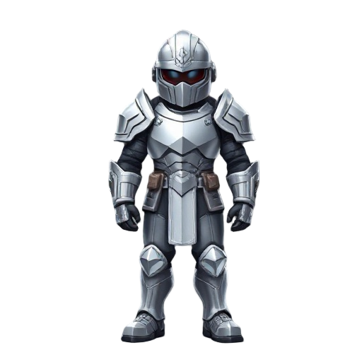 silver armor military unit 