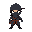 ninja enemy watching to the front