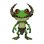 a humanoid frog creature like the imp from doom