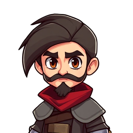 a side view entire body cleric