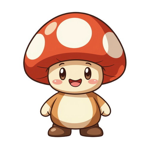 maplestory mushroom with happy face