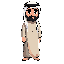 arabian man in traditional clothing