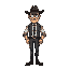 muscle man detective in the 50s