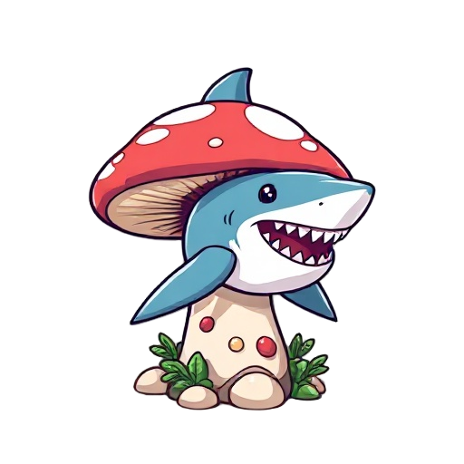 mushroom fusion with shark