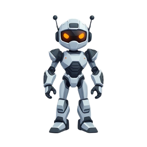 robot 2d style