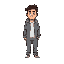 simple guy in casual 
