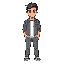 simple guy in casual 