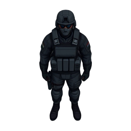 dark military soldier