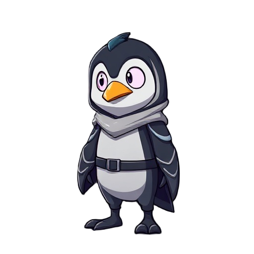 o pinguim estilo rola night meio homo noite com armadura estilosa