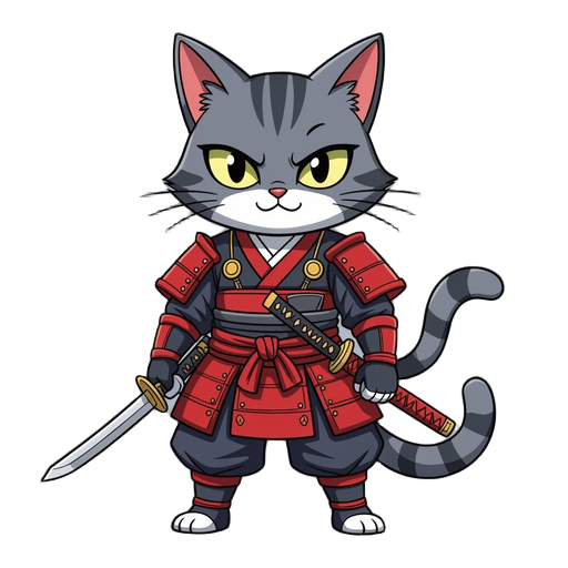 samurai cat