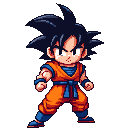make goku with z style look manly