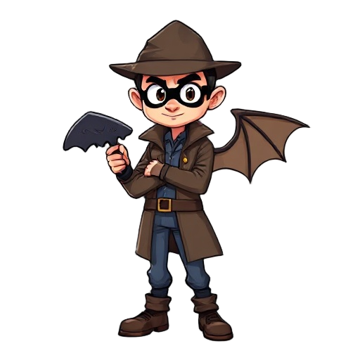 detective with a bat