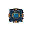 create a small circuit board cpu looking sci-fi themed 