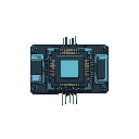 create a sci-fi themed firmware storage electronic component