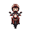 motoboy do ifood em uma moto 