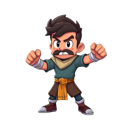 quero um personagem que use seus punhos para lutar