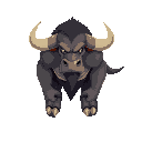 a smooth and big minotaur monster for a game