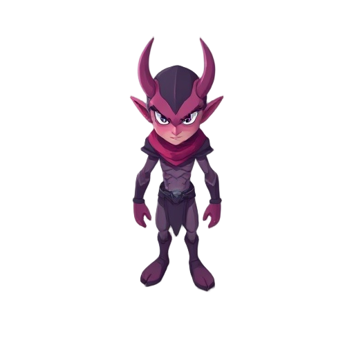 gere um mago roxo 