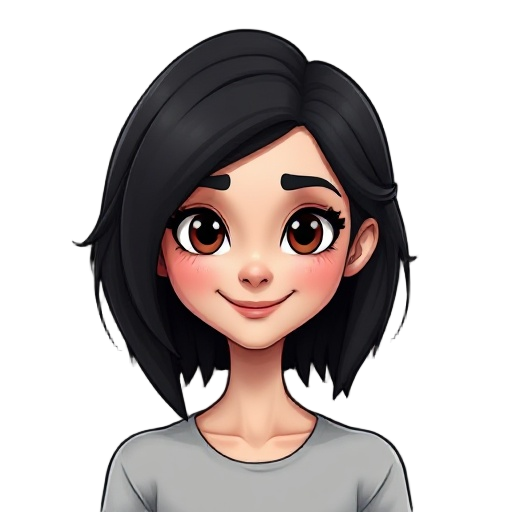 uma mulher de meia idade de cabelo preto com alguns fios grisalhos, olhos castanhos e um sorriso simpático 