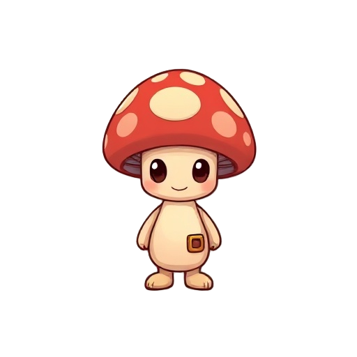 a cute mushroom sprite